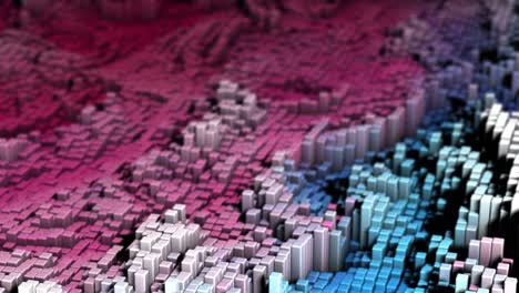Urban-city-abstract-geometric-model-3d-futuristic-city